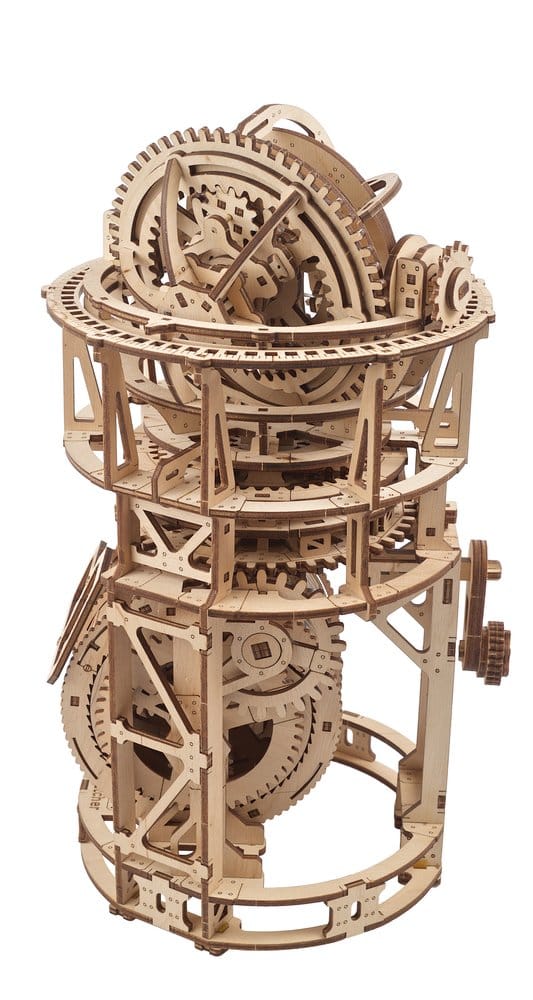 Ugears Wooden Model Kit Sky Watcher Tourbillon Table Clock
