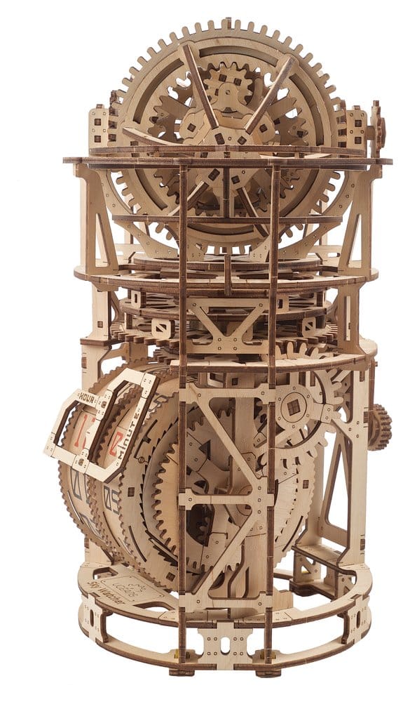 Ugears Wooden Model Kit Sky Watcher Tourbillon Table Clock