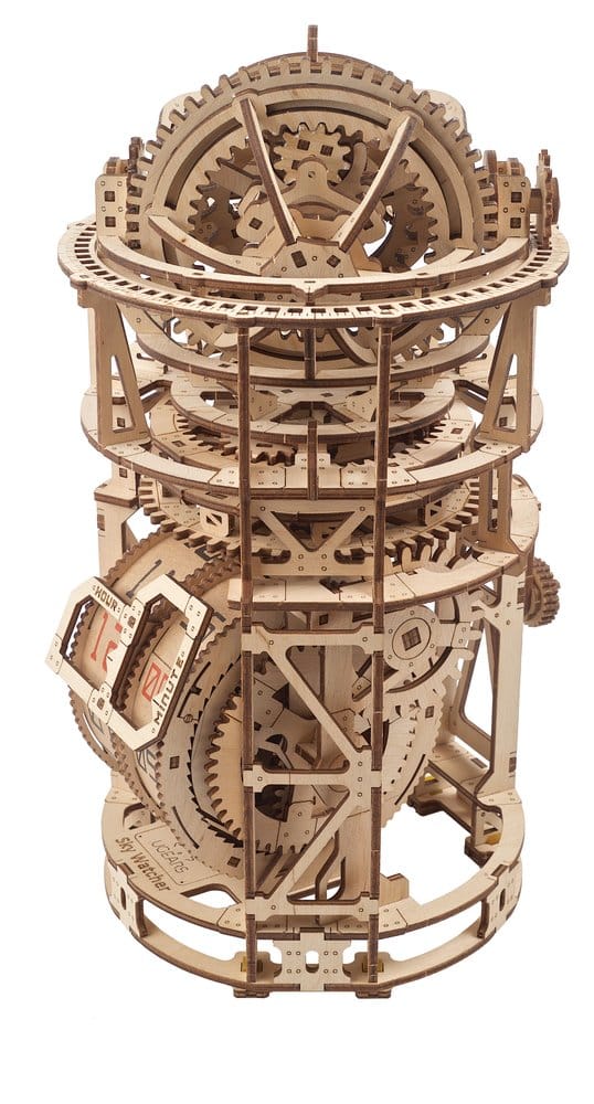 Ugears Wooden Model Kit Sky Watcher Tourbillon Table Clock