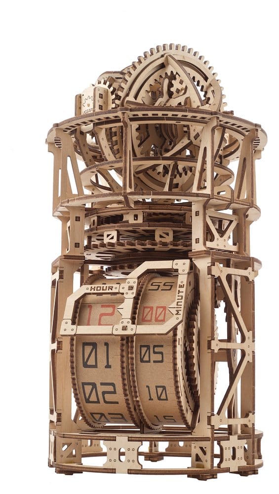 Ugears Wooden Model Kit Sky Watcher Tourbillon Table Clock