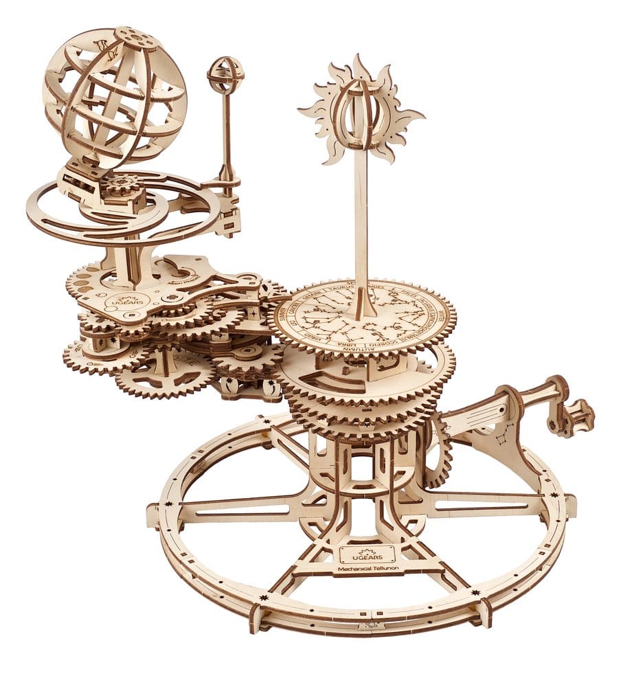 Ugears Wooden Model Kit Mechanical Tellurion