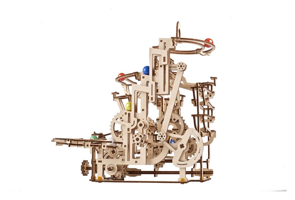Ugears Wooden Model Kit Marble Run Tiered Hoist