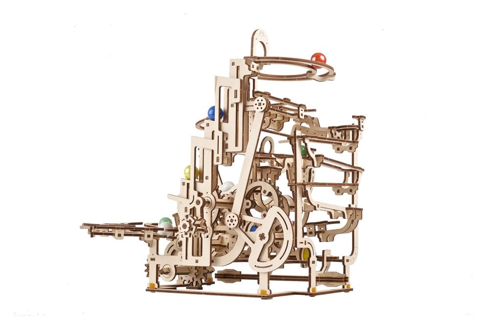 Ugears Wooden Model Kit Marble Run Tiered Hoist