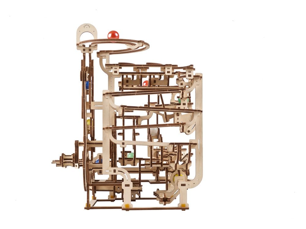 Ugears Wooden Model Kit Marble Run Tiered Hoist