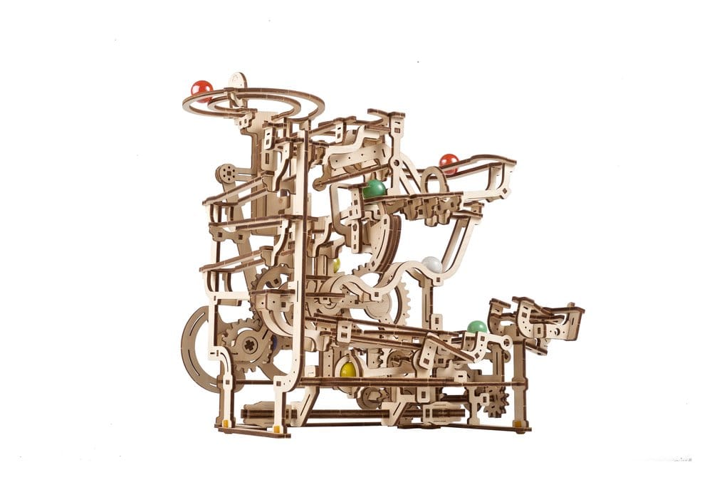 Ugears Wooden Model Kit Marble Run Tiered Hoist