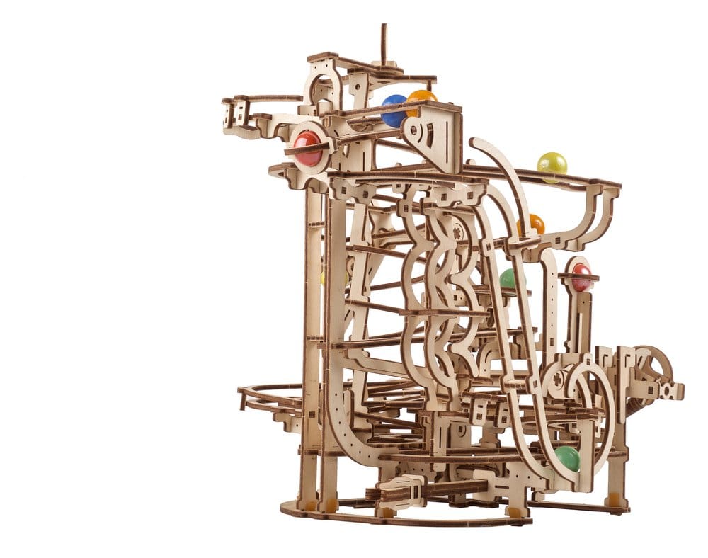 Ugears Wooden Model Kit Marble Run Spiral Hoist