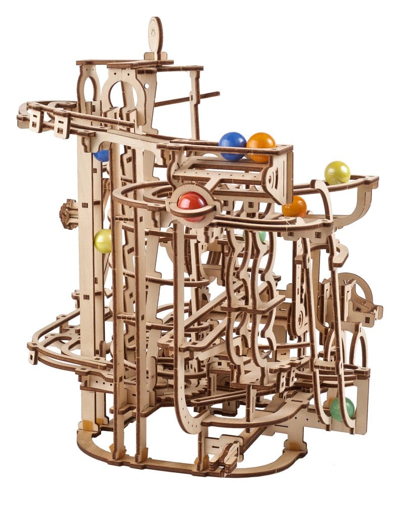 Ugears Wooden Model Kit Marble Run Spiral Hoist