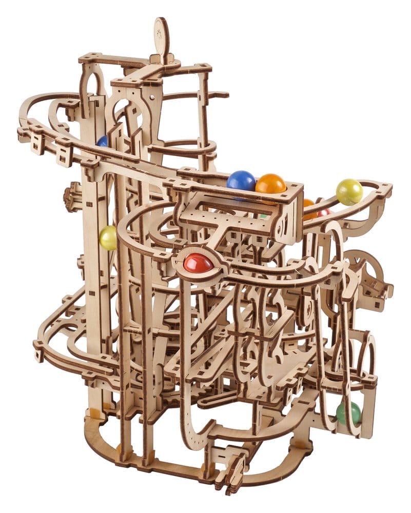 Ugears Wooden Model Kit Marble Run Spiral Hoist