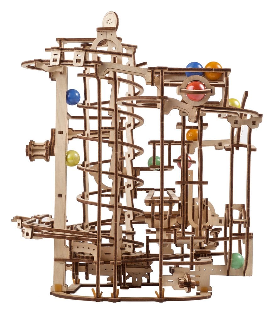 Ugears Wooden Model Kit Marble Run Spiral Hoist
