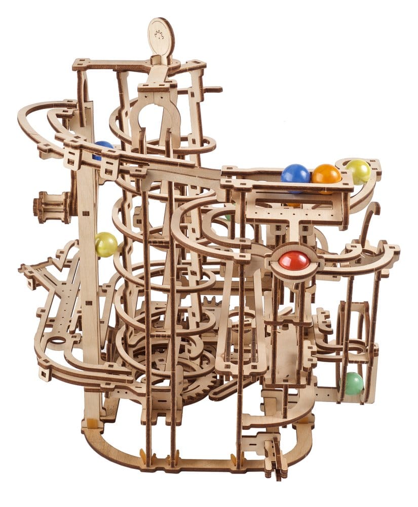 Ugears Wooden Model Kit Marble Run Spiral Hoist