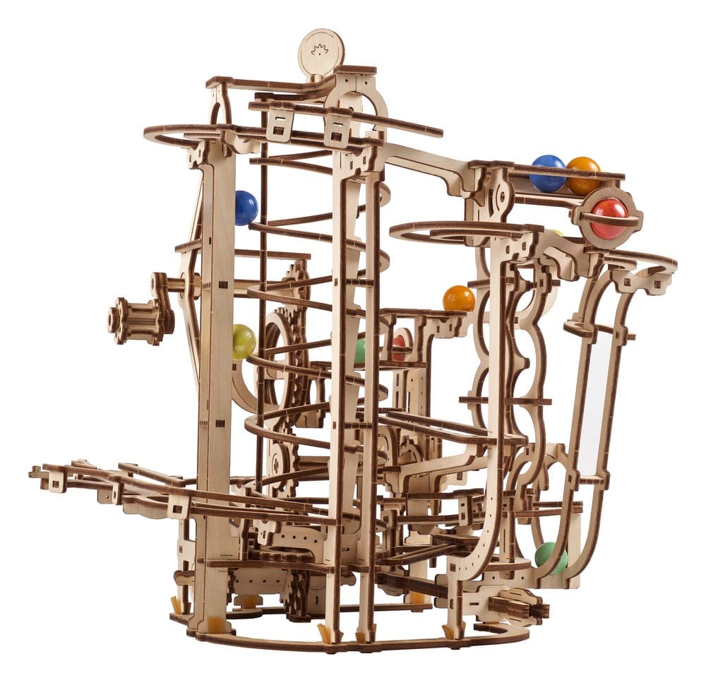 Ugears Wooden Model Kit Marble Run Spiral Hoist