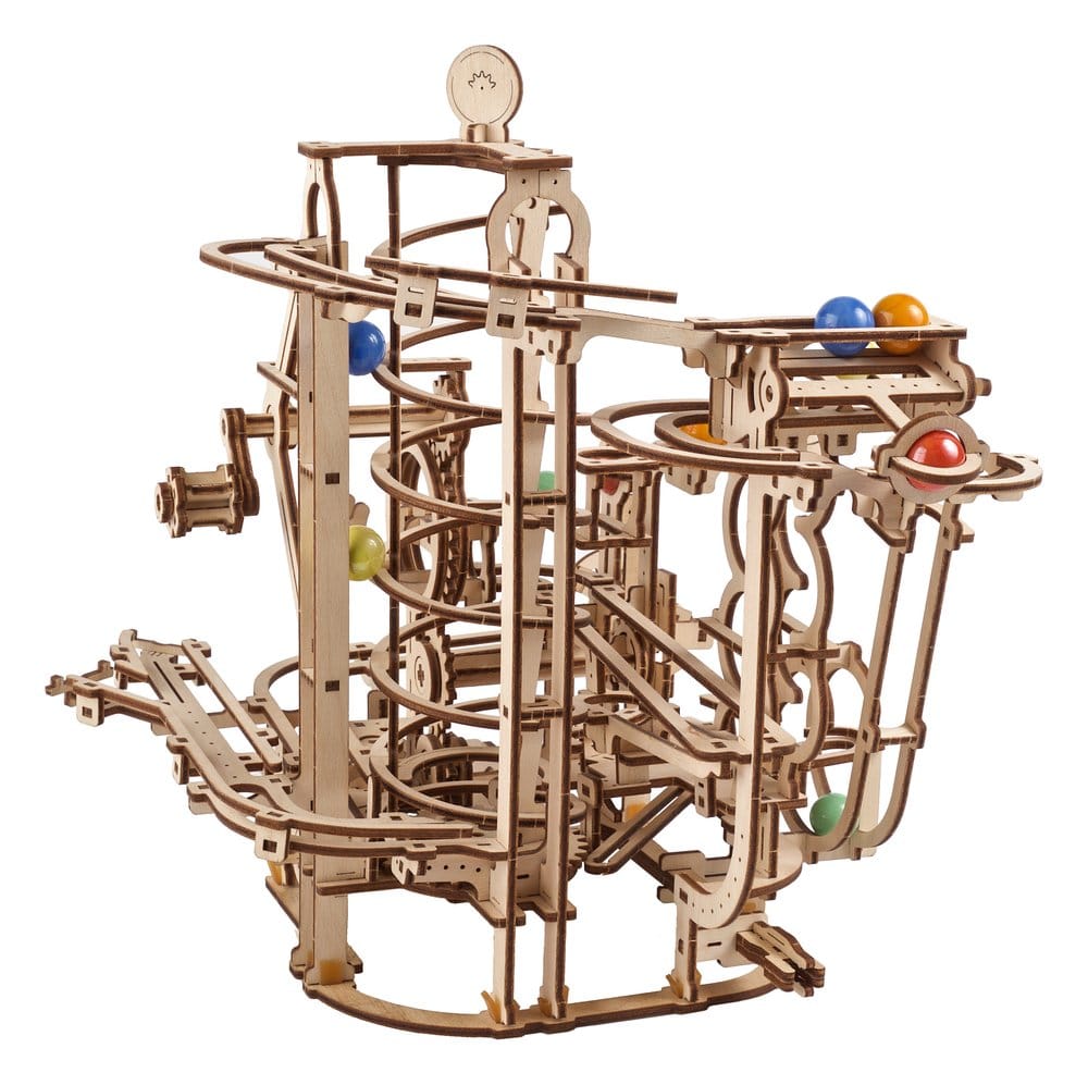Ugears Wooden Model Kit Marble Run Spiral Hoist
