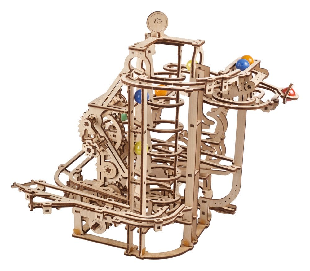 Ugears Wooden Model Kit Marble Run Spiral Hoist