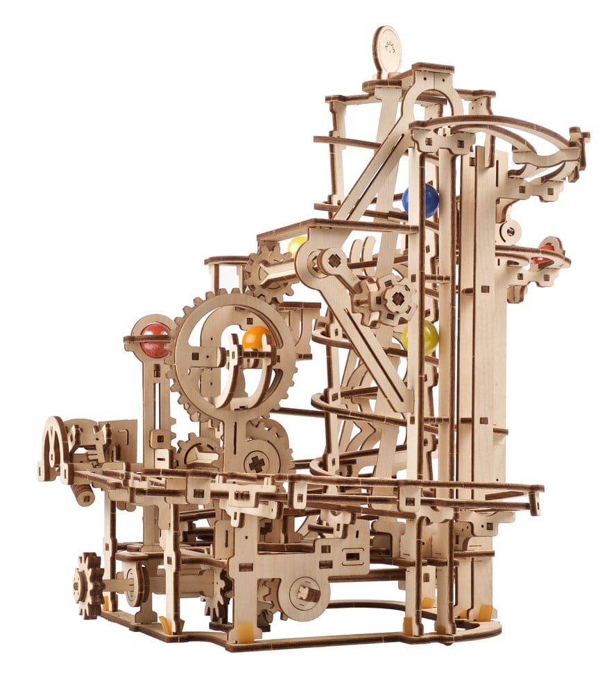 Ugears Wooden Model Kit Marble Run Spiral Hoist