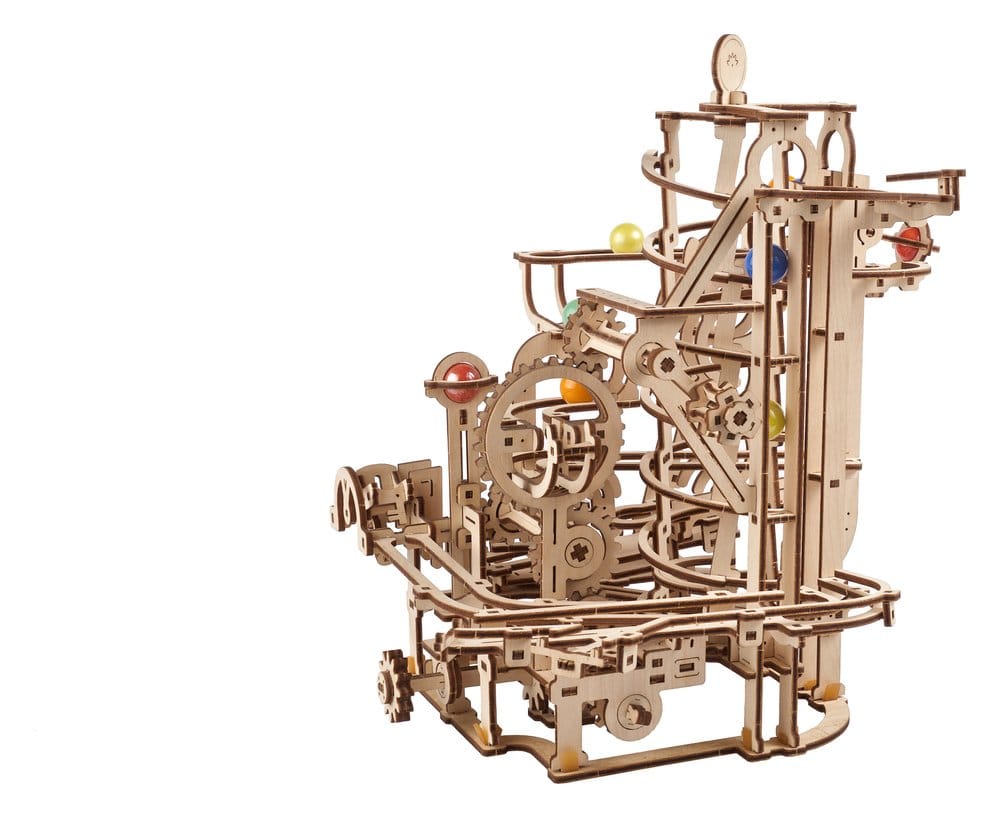 Ugears Wooden Model Kit Marble Run Spiral Hoist