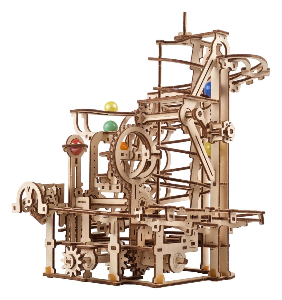 Ugears Wooden Model Kit Marble Run Spiral Hoist