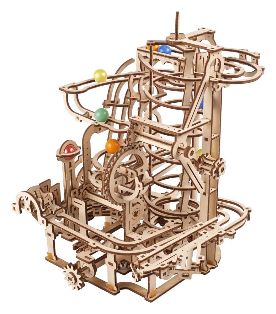 Ugears Wooden Model Kit Marble Run Spiral Hoist