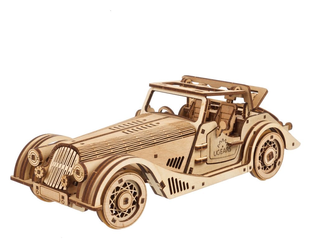 Ugears Wooden Model Kit Sports Car Rapid Mouse