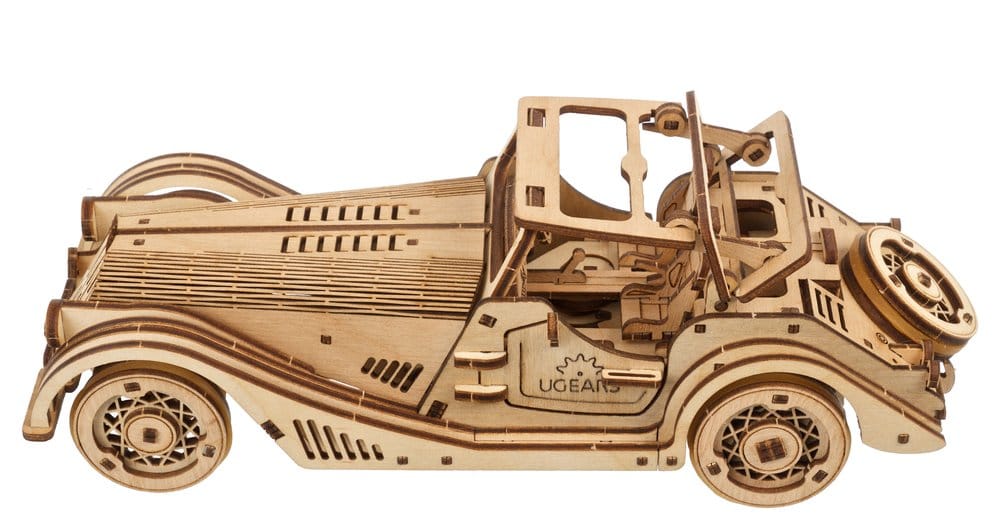 Ugears Wooden Model Kit Sports Car Rapid Mouse