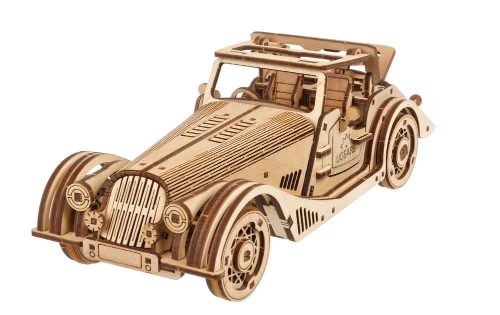 Ugears Wooden Model Kit Sports Car Rapid Mouse