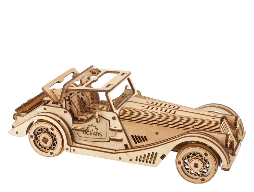 Ugears Wooden Model Kit Sports Car Rapid Mouse