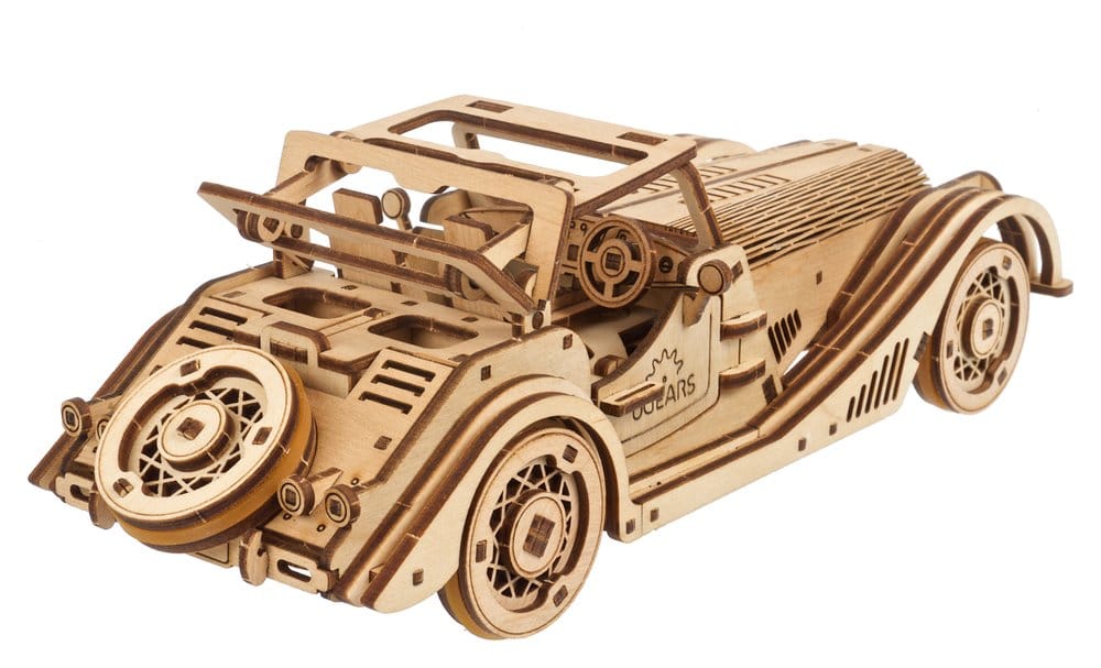 Ugears Wooden Model Kit Sports Car Rapid Mouse