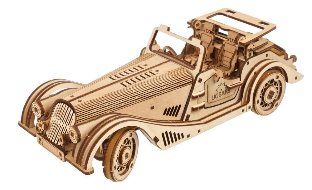 Ugears Wooden Model Kit Sports Car Rapid Mouse