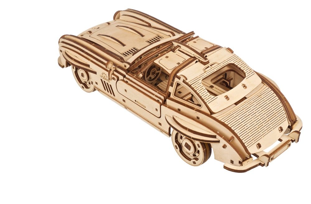 Ugears Wooden Model Kit Winged Sports Coupe
