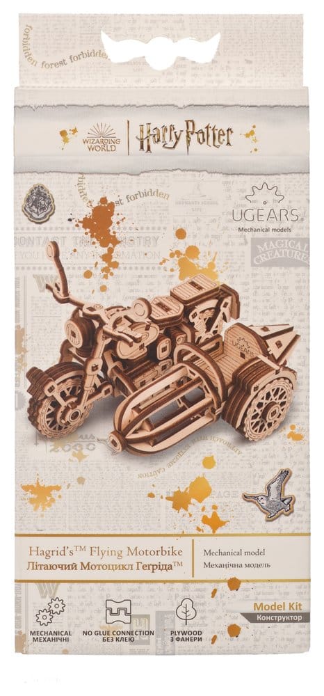 Harry Potter Wooden Model Kit Hagrid's Flying Motorbike