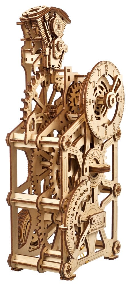 Ugears Wooden Model Kit Engine Clock