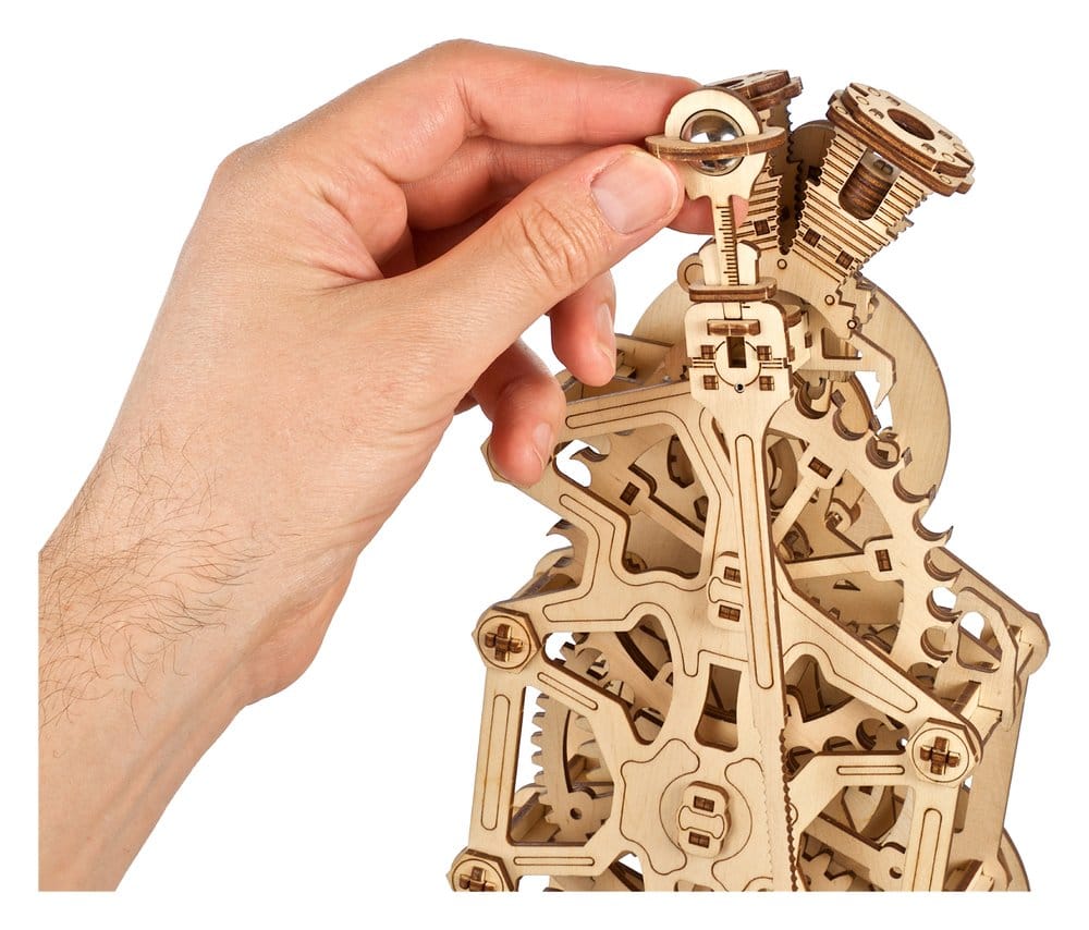 Ugears Wooden Model Kit Engine Clock
