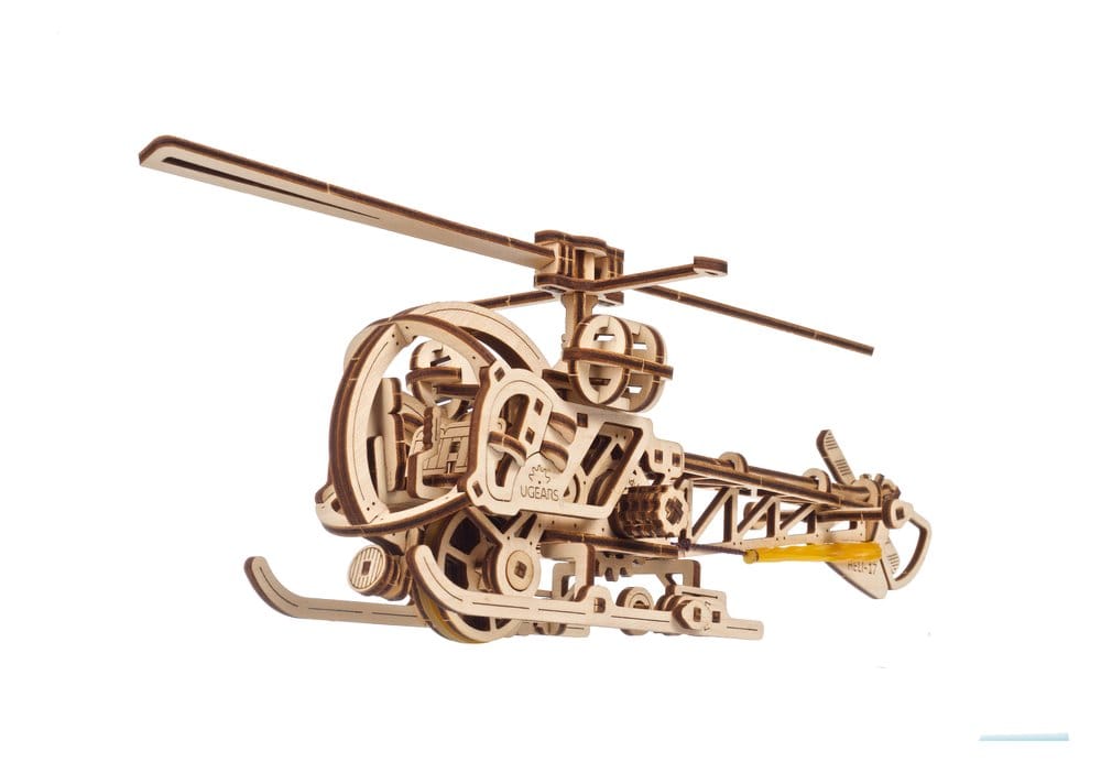 Ugears Wooden Model Kit Mini Helicopter