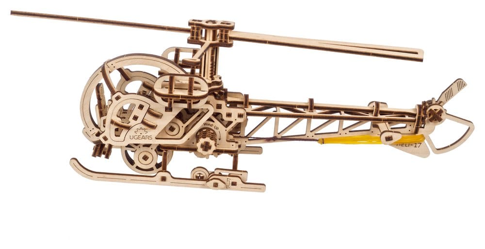 Ugears Wooden Model Kit Mini Helicopter