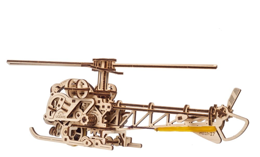 Ugears Wooden Model Kit Mini Helicopter