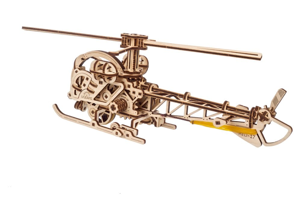 Ugears Wooden Model Kit Mini Helicopter