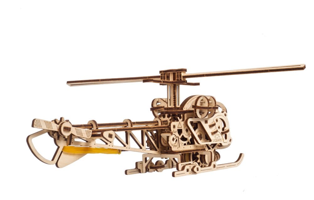 Ugears Wooden Model Kit Mini Helicopter