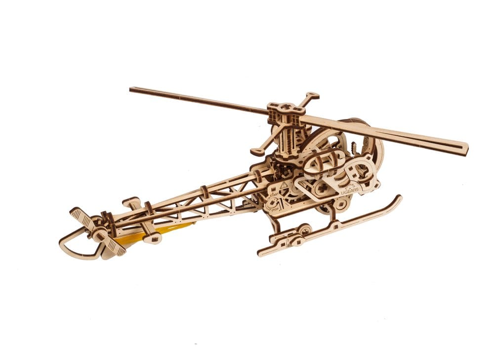 Ugears Wooden Model Kit Mini Helicopter