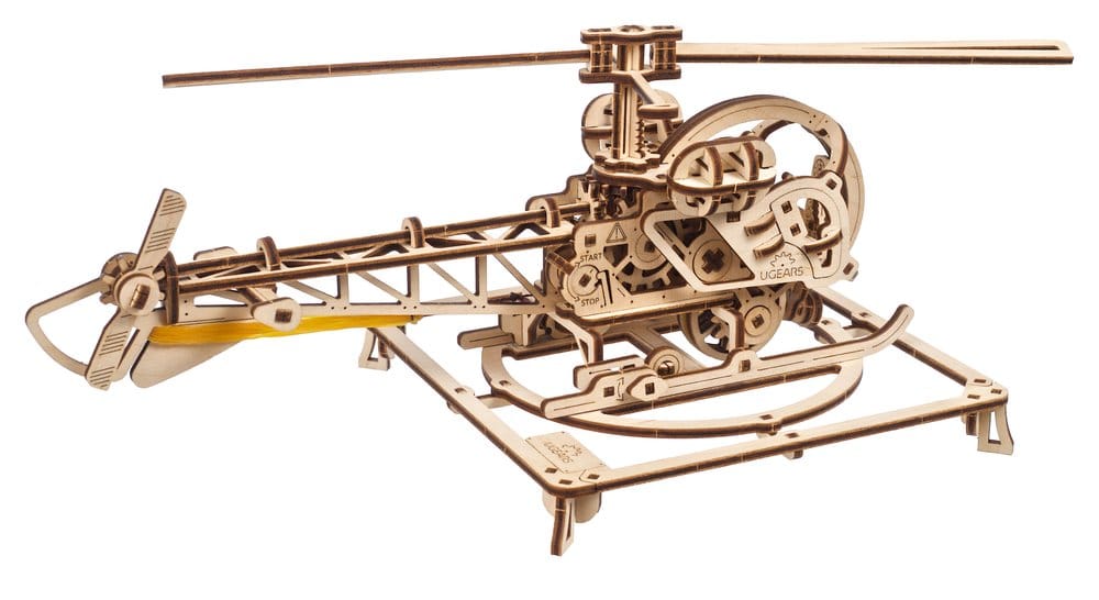 Ugears Wooden Model Kit Mini Helicopter