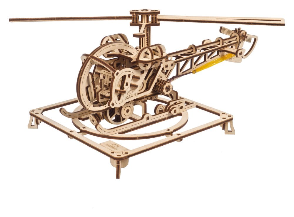 Ugears Wooden Model Kit Mini Helicopter