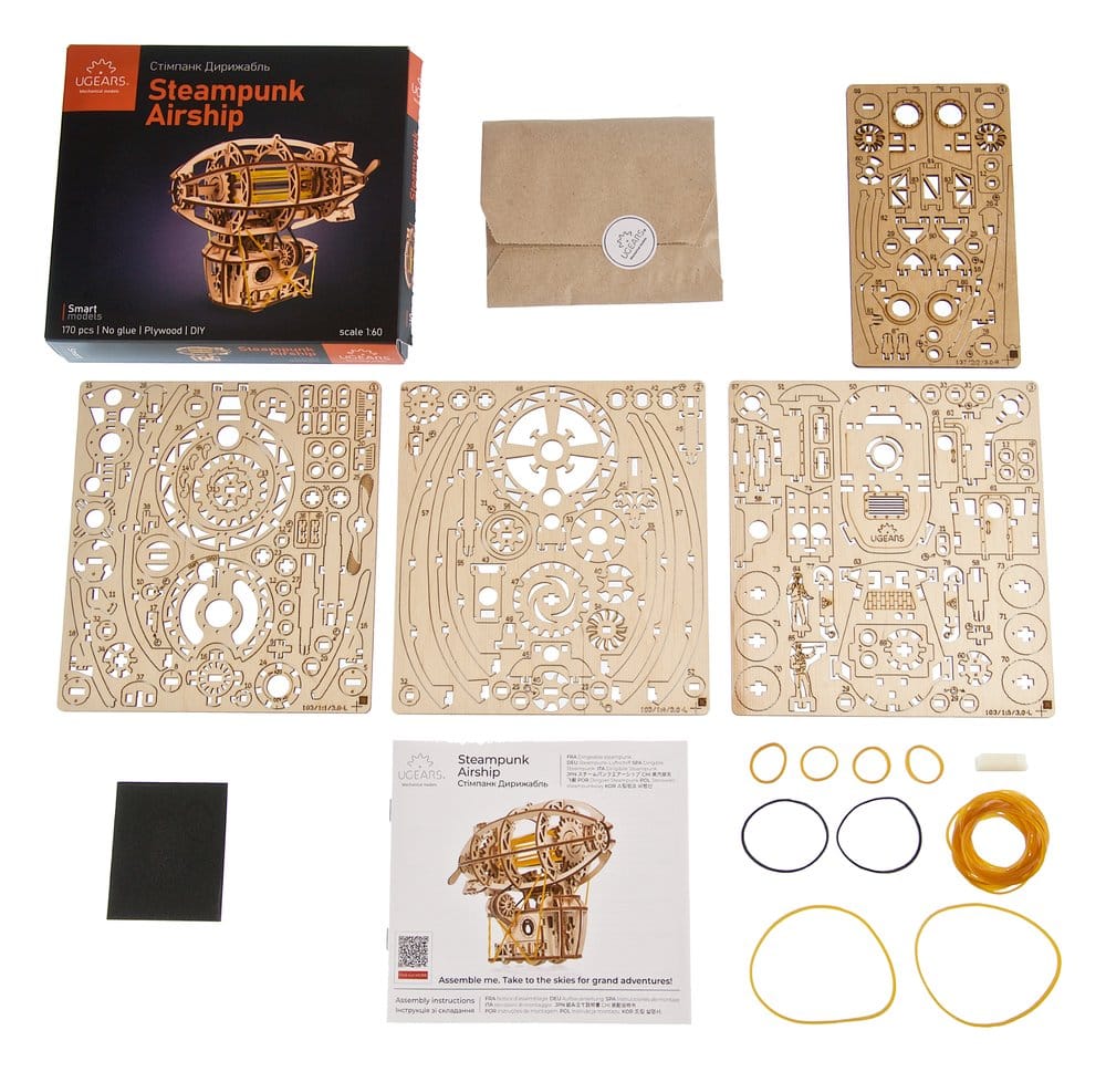 Ugears Wooden Model Kit Steampunk Airship