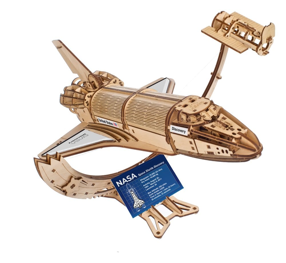 NASA Wooden Model Kit Space Shuttle Discovery