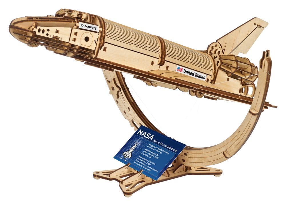 NASA Wooden Model Kit Space Shuttle Discovery