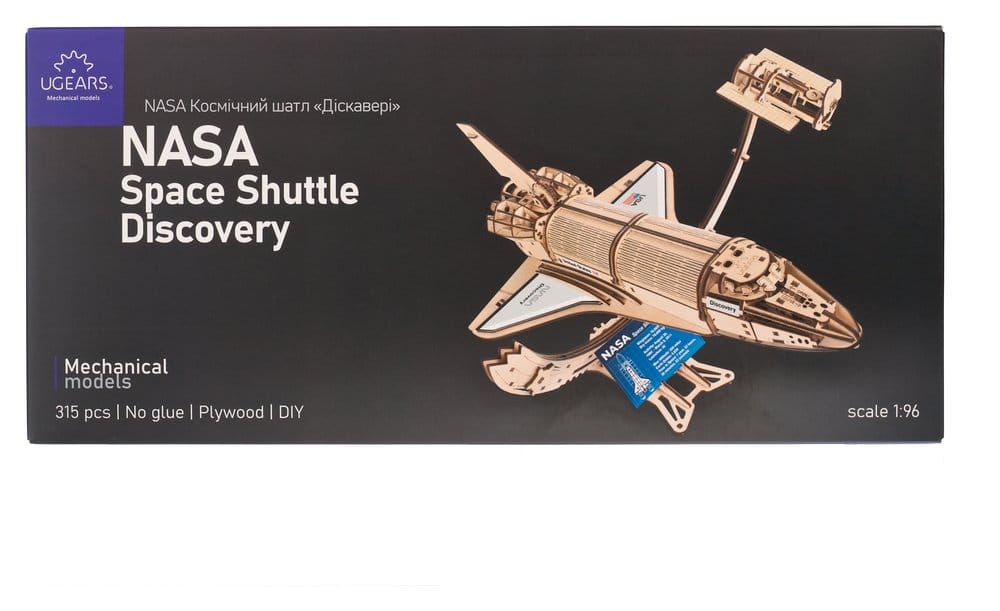 NASA Wooden Model Kit Space Shuttle Discovery