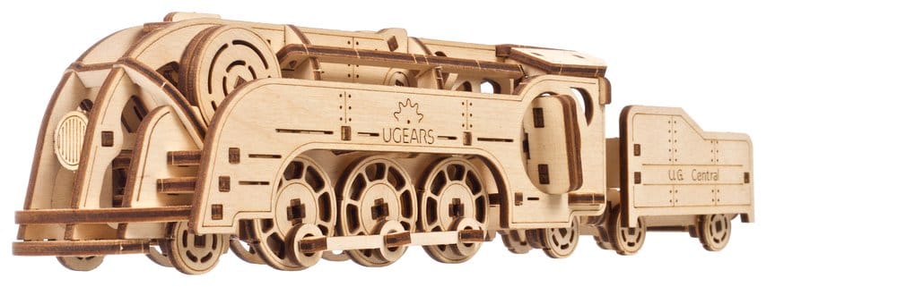 Ugears Wooden Model Kit Mini Locomotive
