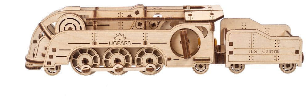 Ugears Wooden Model Kit Mini Locomotive