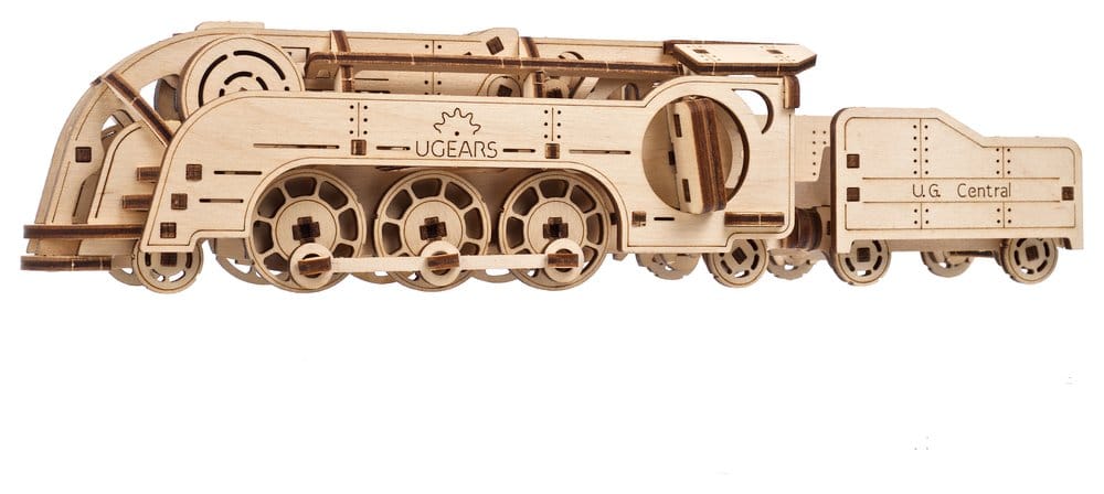 Ugears Wooden Model Kit Mini Locomotive