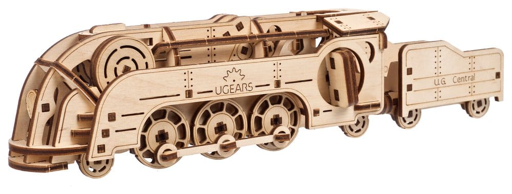 Ugears Wooden Model Kit Mini Locomotive