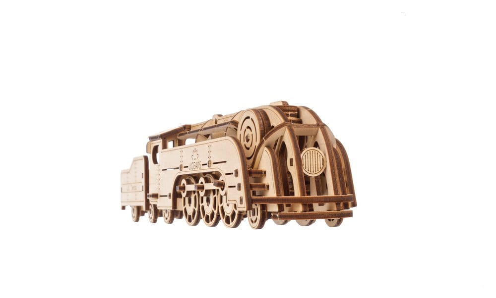 Ugears Wooden Model Kit Mini Locomotive