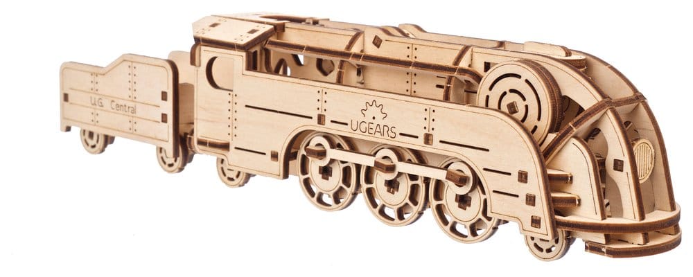 Ugears Wooden Model Kit Mini Locomotive