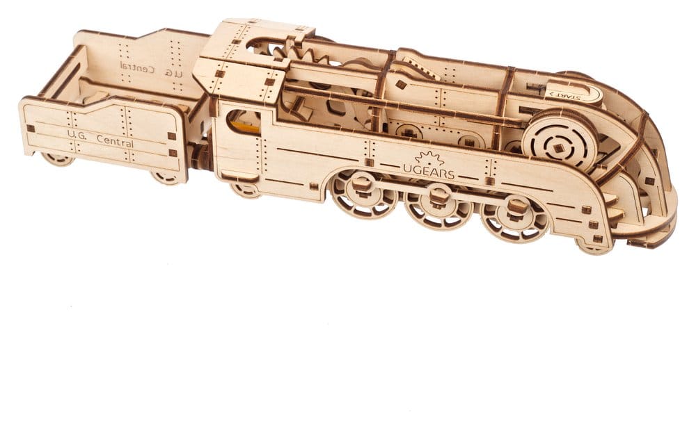 Ugears Wooden Model Kit Mini Locomotive